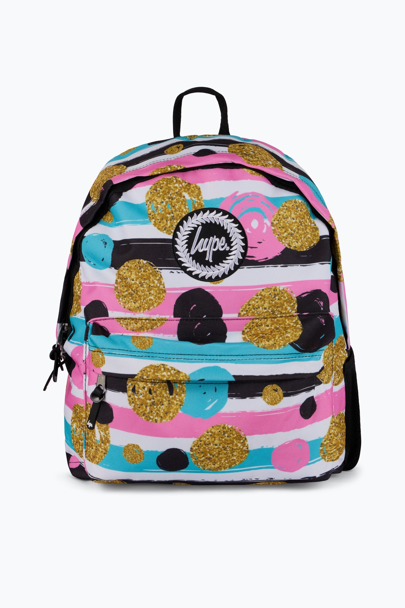 Hype Unisex Multi Spots And Stripes Backpack