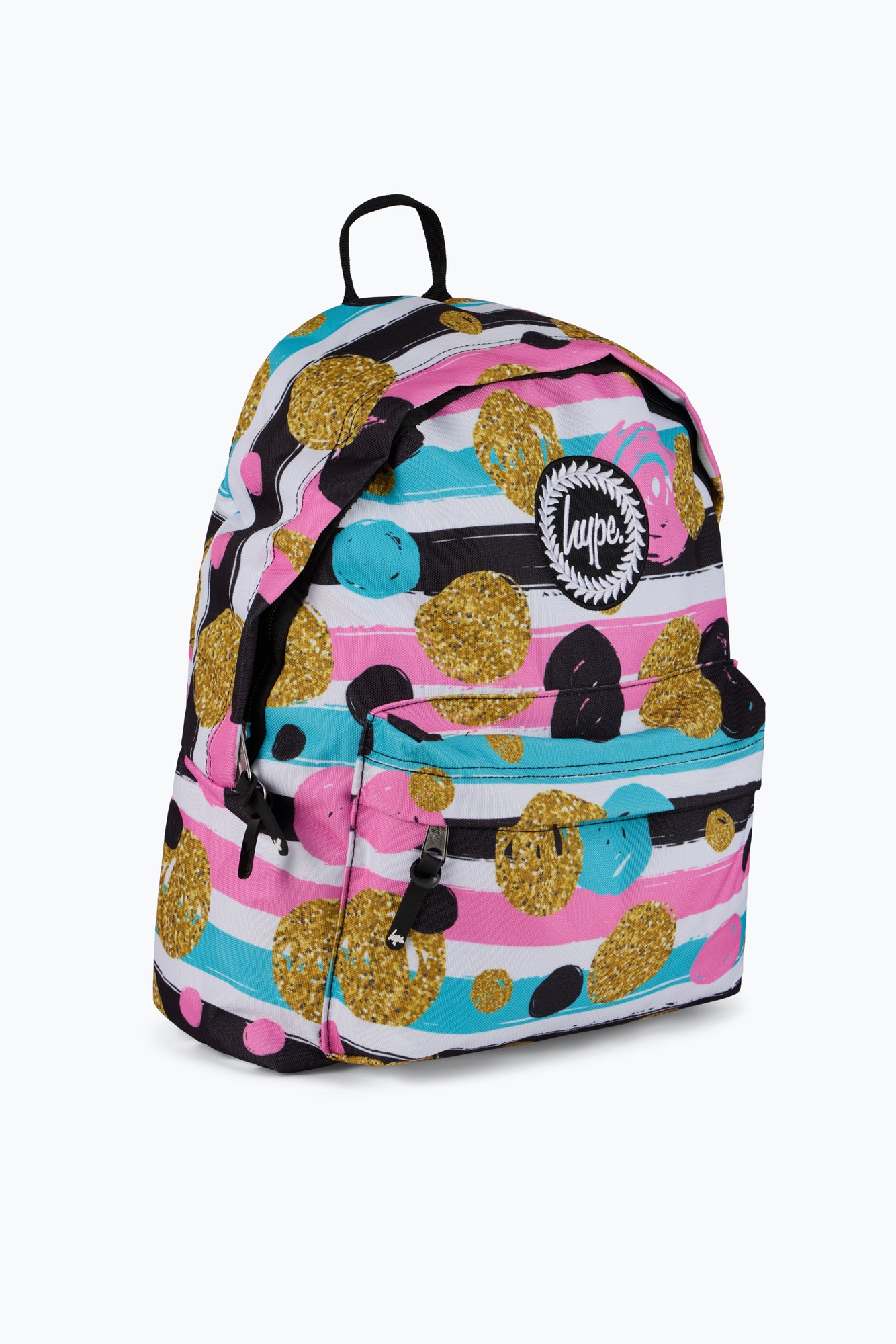 Hype Unisex Multi Spots And Stripes Backpack